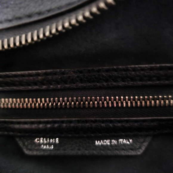 Celine Black Leather Luggage Mini Tote Handbag - Picture 11 of 11